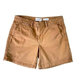 Anthropologie Chino Relaxed Fit Shorts in Cedar (Size 27)